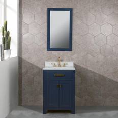Bathroom Furnitures Water Creation Madison 24 Bath Vanity Monarch with Marble Vanity Top