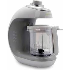 Baby Food Makers NutriChef Electric Baby Food Maker Puree Food Processor, Blender, and Steamer White
