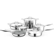  Farberware Classic Stainless Steel Cookware Pots and Pans Set,  15-Piece,50049,Silver: Farberware Cookware: Home & Kitchen