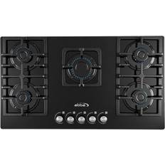 On Glass Cooktop With 5 Burners