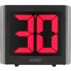 LA CROSSE TECHNOLOGY LED Countdown/Up Digital timer with 12 ft. power cord, Black