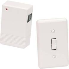 Switches Westek AmerTac Indoor Wireless Wall Mounted Switch & Plug-In Receiver Kit