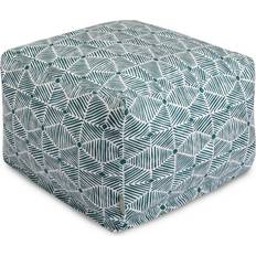 Majestic Home Goods 85907237062 Charlie Emerald Pouffe