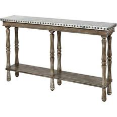 Metals Console Tables Stein World Warm Warm Oak-Finish Rhodes Console Table