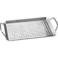 BBQ Baskets Outset Media 11 7 Stainless Steel Grill Topper Grid, Silver