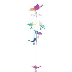 Wooden Figures Zingz & Thingz Butterfly Wind Chimes Rainbow Butterfly