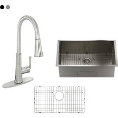 Stainless Steel 32-inch Single Bowl Kitchen Sink Infrared Sensor Kitchen