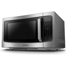 Smart microwave Toshiba ML-EM45PITSS with Technology LCD Display and Smart Sensor 1.6 Cu.ft Silver, Gray, Stainless Steel
