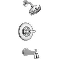 Shower Systems Delta Linden Tub Shower Trim Touch Clean Shower Faucet Gray