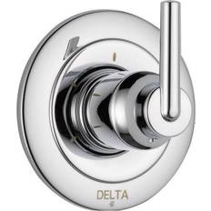 Black Tub & Shower Faucets Delta TrinsicÂ® Bathroom Diverter Trim Matt Black