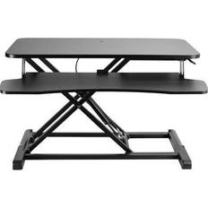 Vivo Black Height Adjustable Standing Desk Monitor Riser 32 Sit Stand Tabletop