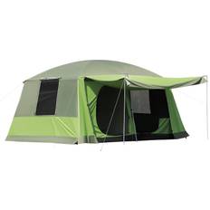 Zelte OutSunny Campingzelt, Für: 8, gelbgrün gruen