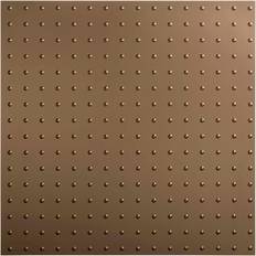 Floor Tiles Fasade Minidome Decorative Vinyl 2ft 2ft Lay In Ceiling Tile Argent Bronze Argent