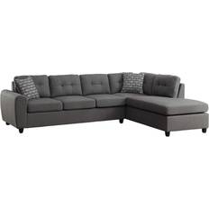 Coaster Home Furnishings Living Room Sectional Grey Sofa 109.6" 4 Seater