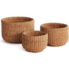 Best Choice Products Pantry Baskets Set of 2 16x12in Water Hyacinth Storage  Baskets, Woven Wicker Kitchen Organizers with handles w/Chalkboard Label
