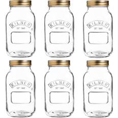 Kilner Screw Top Canning Jar Clear Kitchen Container
