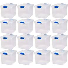 HOMZ 112 qt. Heavy Duty Modular Stackable Storage Containers