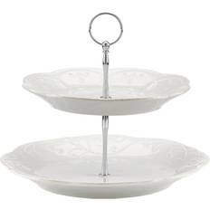 Lenox French Perle Tiered Server Cake Stand