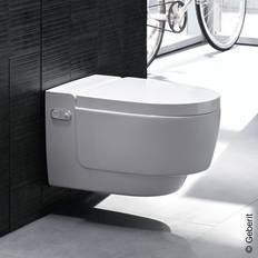 Wassertoiletten Geberit AquaClean Mera Comfort Dusch-WC-Komplettanlage Wand-WC weiß-alpin 146210111