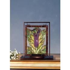Cheap Windows Meyda Tiffany 68552 Stained Glass the Jack-in-the-Pulpit Collection Timber Tilt Window