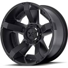 19" - Black Car Rims XD Wheels XD811 Rockstar II, 20x9 with 6 on 135 and 6 on 5.5 Bolt Pattern Matte Black-XD81129067712N
