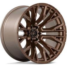 19" - Bronze Car Rims Fuel Off-Road D850 Rebar Wheel, 22x12 with 6 on 135 Bolt Pattern Platinum