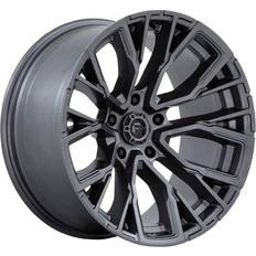 16" - Gray Car Rims Fuel Off-Road D848 Rebar Wheel, 20x10 with 5 on 5.0 Bolt Pattern
