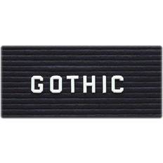 Letter Letter Board Letters & Numbers, Gothic Font, 0.75 H