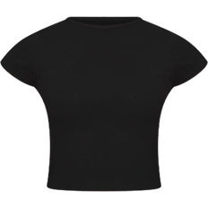 PrettyLittleThing Basic Short Sleeve T-shirt - Black