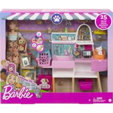 Barbie Doll Accessories Dolls & Doll Houses Barbie Barbie & Pet Boutique Playset with 4 Pets