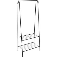 2 tier clothing rack Organize It All Garment 2 Tier Shelving Clothes Rack