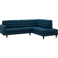 Blue Sofas modway Empress Collection 101" 2 Sofa