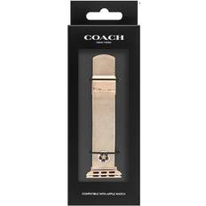Smartwatch Strap on sale Coach Rose Gold-Tone Mesh 38/40/41mm Apple Watch Band Rose