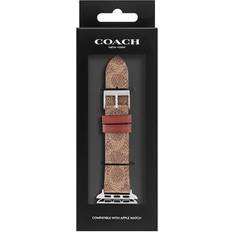 Coach Brown Canvas Strap 38/40/41mm Apple Watch Band