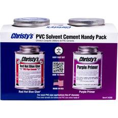 Red Paint Christy 4614277 Primer & Cement for CPVC Pack Purple, Blue, Red