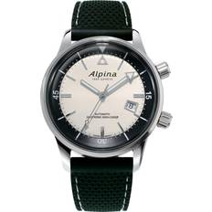 Alpina Watches Alpina Seastrong Diver Heritage Automatic Watch, 42mm Cream/Black