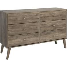 Wood bedroom furniture Prepac Milo Dresser Chest of Drawer 52.2x33"