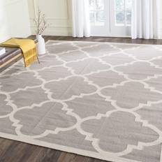 Safavieh Dhurries Collection Gray, White 72x72"