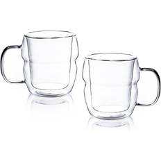 Glass Cups & Mugs Masterpro Set of 2 15.2 Ounces Cup
