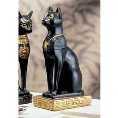 Design Toscano Egyptian Cat Goddess Bastet Statue: Earrings Figurine