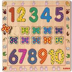 Djeco The Numbers From 1 to 10 20 Pieces