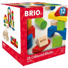 BRIO Holzklötze BRIO 25 Coloured Blocks 30114