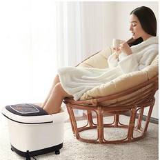 Foot Baths Costway All-in-One Heated and Vibrating Foot Spa
