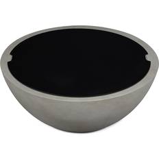 BBQ Holders Real Flame BBQGuys Signature 34" Round Aluminum Fire Bowl Lid
