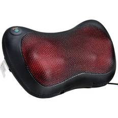 Massage & Relaxation Products Costway Shiatsu Shoulder Neck Back Massage Pillow W/Heat