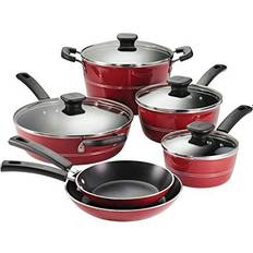 Nesting 11 Pc Nonstick Cookware Set - Red - Tramontina US