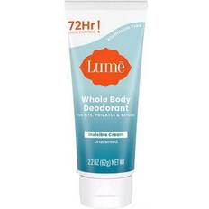 Lume Whole Body Invisible Cream Deo Unscented 2.2oz
