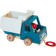 Holzspielzeug Lastwagen Small Foot Nachzieh-Fahrzeug Kipplaster