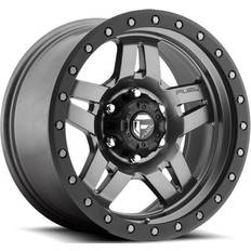 16" - Gray Car Rims Fuel Off-Road Anza D558 Wheel, 17x8.5 with 6 on Bolt Pattern Matte