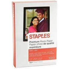 Staples Office Papers Staples Premium Glossy Photo Paper 4 100/Pack 17673-CC 508431